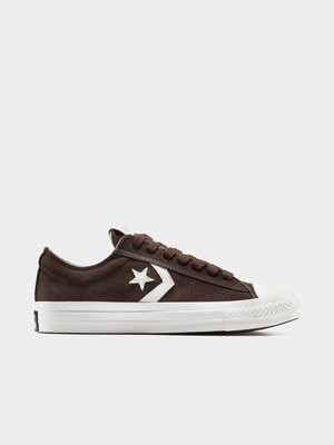 Converse Men's Star Player 76 Suede Brown/White Sneaker