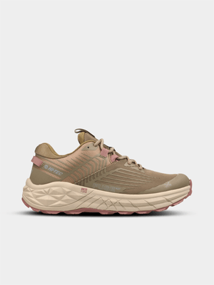 Hi-Tec Womans Fuse Trail Simply Taupe/Burlwood Trail Running Shoes