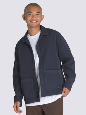Vans Men's Maywood Dobby Navy Shacket