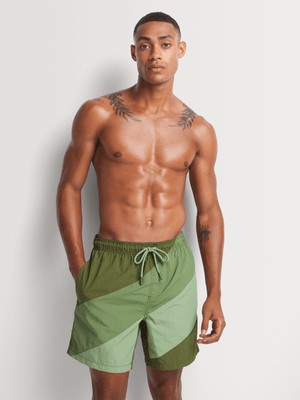 Men's Markham Blocked Stripe Fatigue Shorts