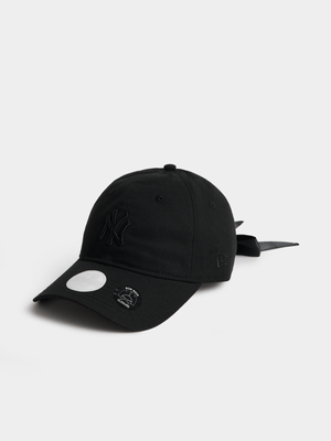 New Era Unisex 9TWENTY New York Yankees Bow Back Black Cap