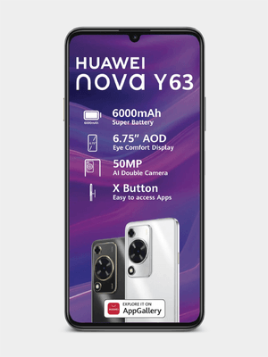 Huawei nova Y63 BLACK Dual Sim - MTN