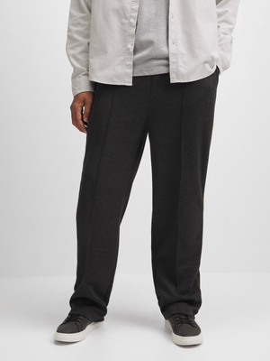 Jet Men's Grey Melange Scuba Active Pants
