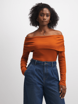 Jet Women's Ambre Off The Shoulder Rib Top
