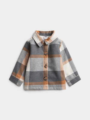 Jet Toddler Boys Natural Browns Sherpa Shacket