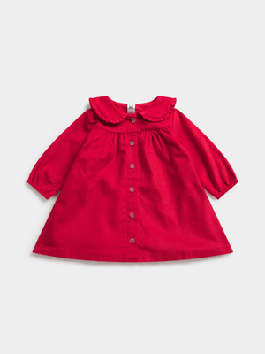Jet Toddler Girls Burgundy Corduroy Dress