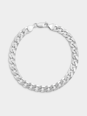 Sterling Silver Square Curb Bracelet
