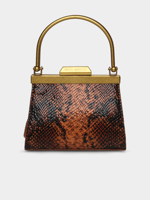 Women's Steve Madden Brown Bello Top Handle Bag