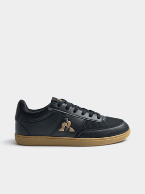 Mens Le Coq Sportif Derby Black Sneaker