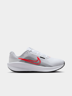 Nike Womens Downshifter 13 White/Crimson Running Shoes