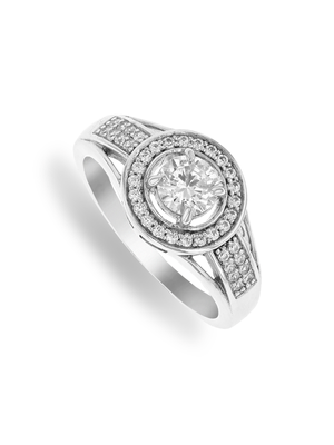 Sterling Silver Cubic Zirconia Little Pluto Ring