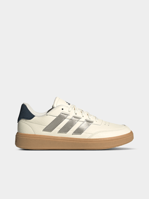 Women's adidas Courtblock Milk/Gum Sneaker