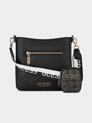 Women's  Guess Black Baxian Crossbody Bag
