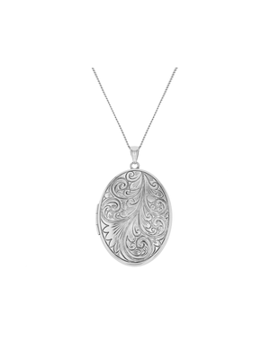 Sterling Silver Large Locket Pendant