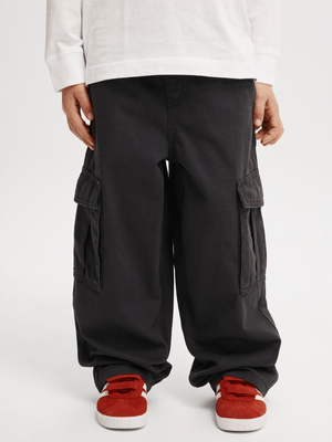 Cotton On Kids Boy charcoal Taylor Cargo Pants