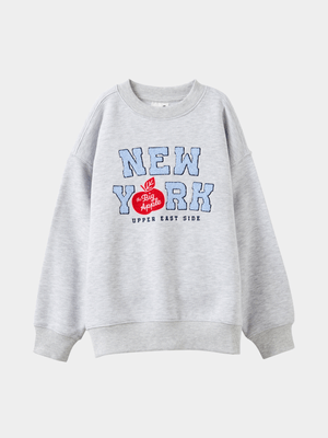 Cotton On Kids Girl Multicolour Sammy Oversized Crew