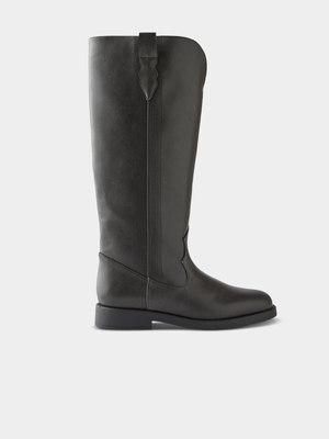 Women's Cotton On Black Fleur Classic Tall Boots