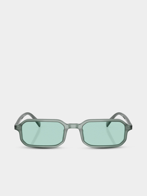 Emporio Armani Shiny Opaline Light Blue 54 Sunglasses