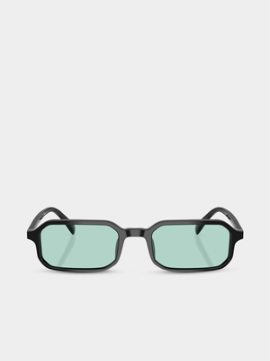 Emporio Armani Shiny Black 54 Sunglasses