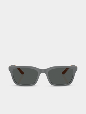 Emporio Armani Matte Grey 55 Sunglasses