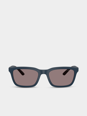 Emporio Armani Matte Blue 55 Sunglasses