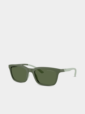 Emporio Armani Matt Agave 55 Sunglasses