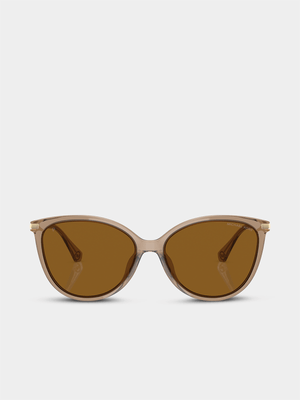 Michael Kors DUPONT Brown Transparent 58 Sunglasses
