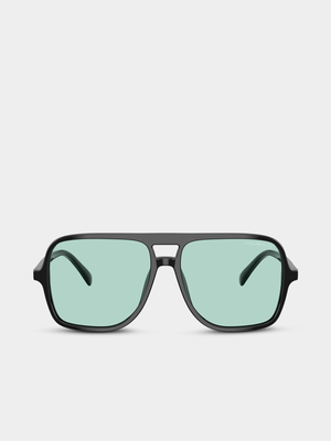 Emporio Armani Shiny Black 57 Sunglasses
