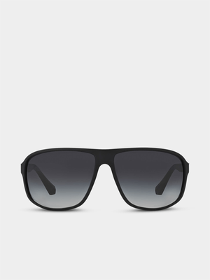 Emporio Armani Rubber Black 64 Sunglasses