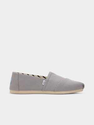Women's TOMS Grey Alpargata Classic Shoes
