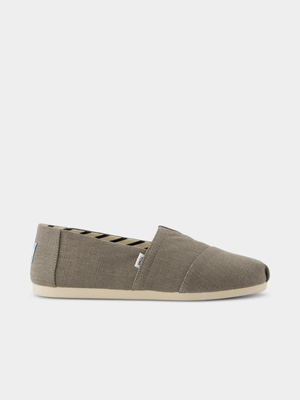 Men's TOMS Grey Alpargata Classic Shoes