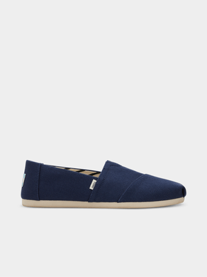 Women's TOMS Blue  Alpargata Classic Shoes