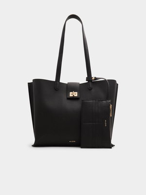 Women's Aldo TALOBRERAEN Black Tote Handbag