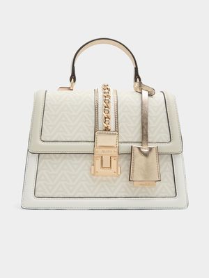 Women's Aldo MARTISSA Beige Top Handle Handbag