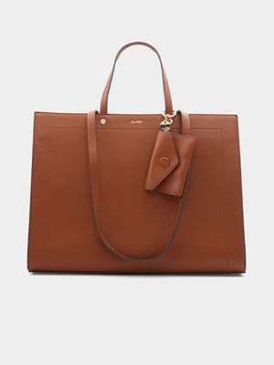 Women's Aldo TRULY Brown Satchel Bag