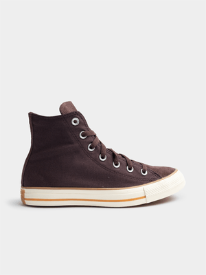Mens Converse Chuck Taylor All Star Hi Brown/White Sneaker