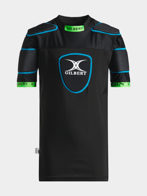 Gilbert Junior XP100 Black/Blue Body Armour