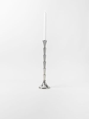Dinner Candle Holder Tiered Aluminium 39cm