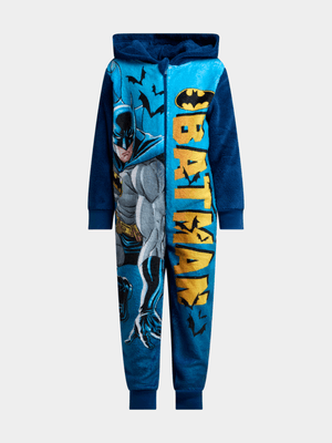 Jet Younger Boys Navy/Blue Batman Onesie
