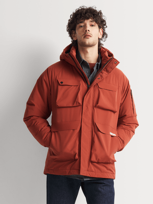 Union-DNM Men's Padded Utility Burnt Orange Jacket