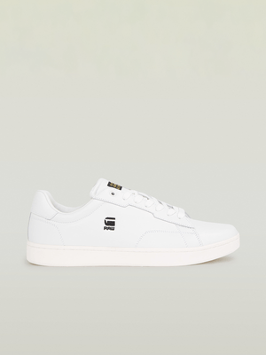 G-Star Men's Cadet Leather White Sneakers