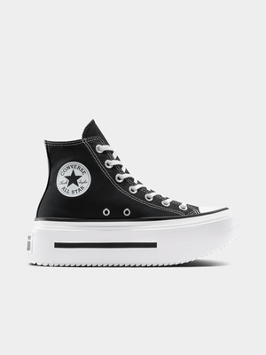 Converse Women's All Star Lift Double Stack Black/White Sneaker