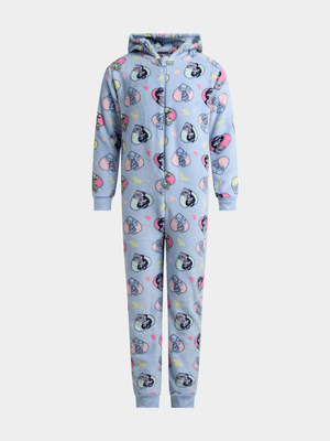 Jet Younger Girls Blue Disney Princesses Onesie