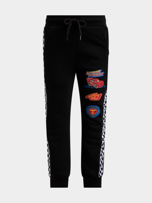Jet Younger Boys Black Cars Active Pants