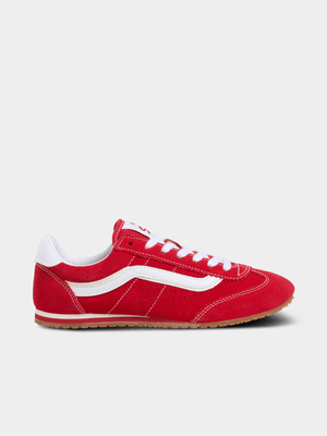 Vans Women's Super Lowpro Red/White Sneaker