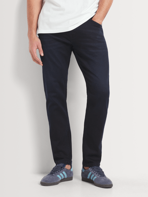 Men's Relay Jeans Slim Straight Blue/Black Denim