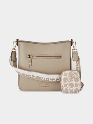 Women's  Guess Brown Baxian Crossbody Bag