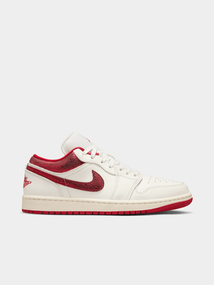 Jordan Women's 1 Low SE Sail/Varsity Red Sneaker