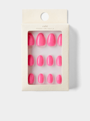 Cotton On Candy Pink Press On Nails