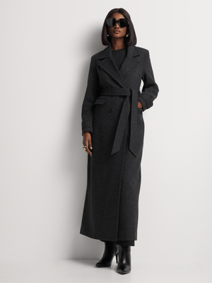 Luella Fitted Belted Longer Length Coat